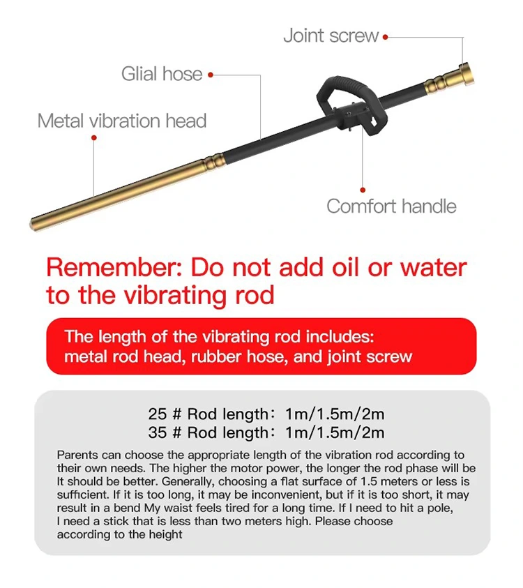 ‌‌‌400W Portable Concrete Vibrators Wireless Light Vibrator