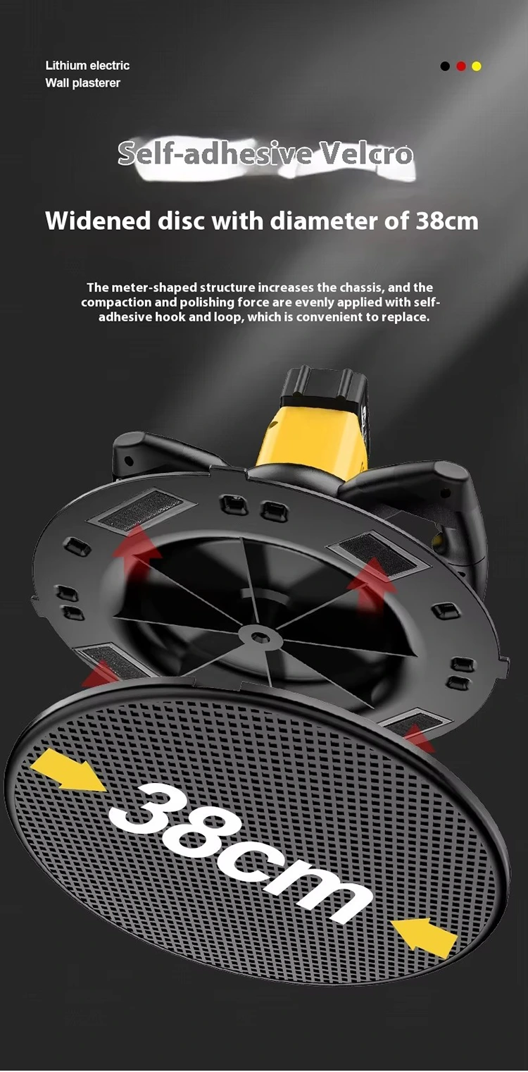 Plastering Lithium-Ion Trowel with Steering Wheel Handle‌‌