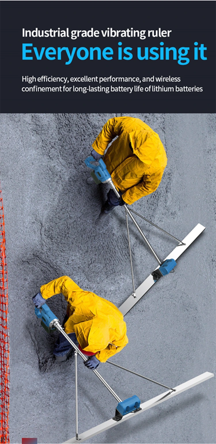 20000mAh Electric Concrete Vibrating Leveling Ruler