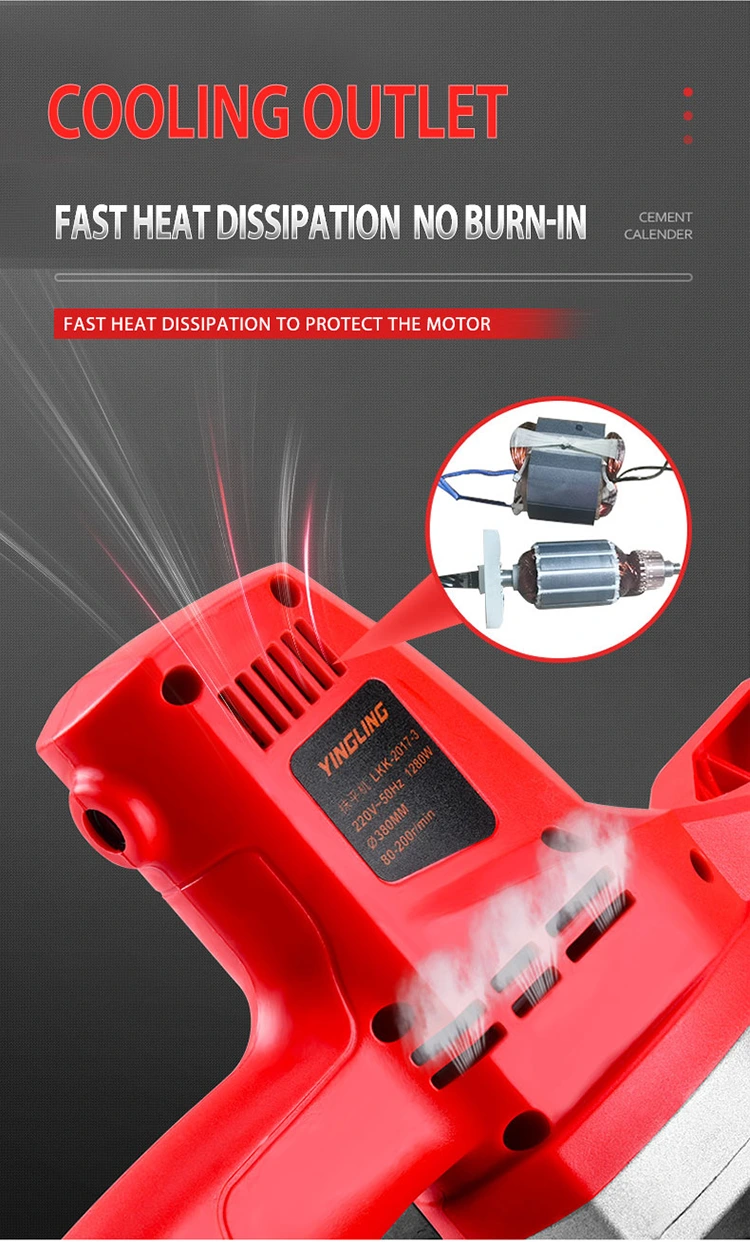 Plastering Electric Trowel with Straight Handle‌‌