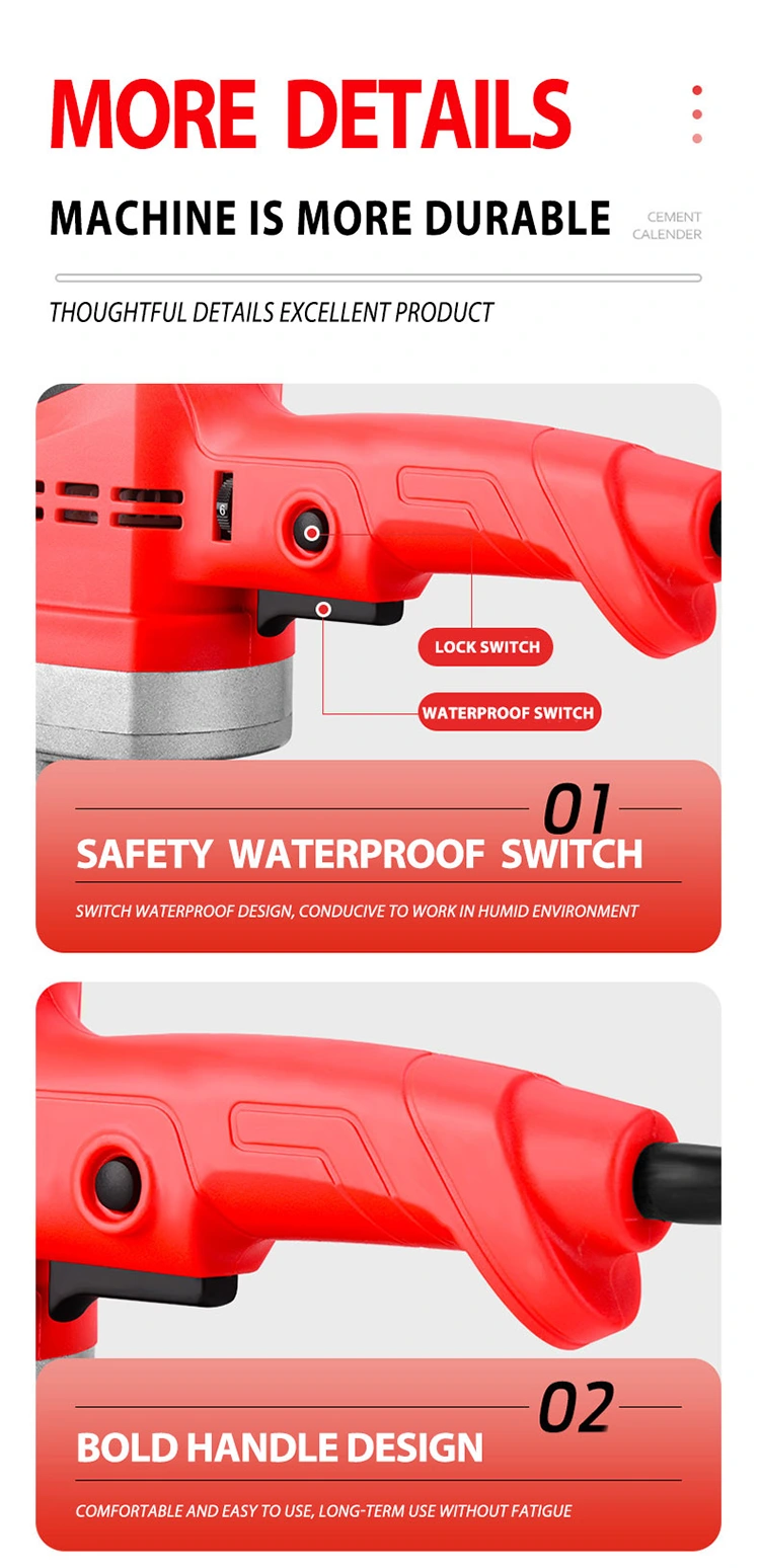 Plastering Electric Trowel with Straight Handle‌‌