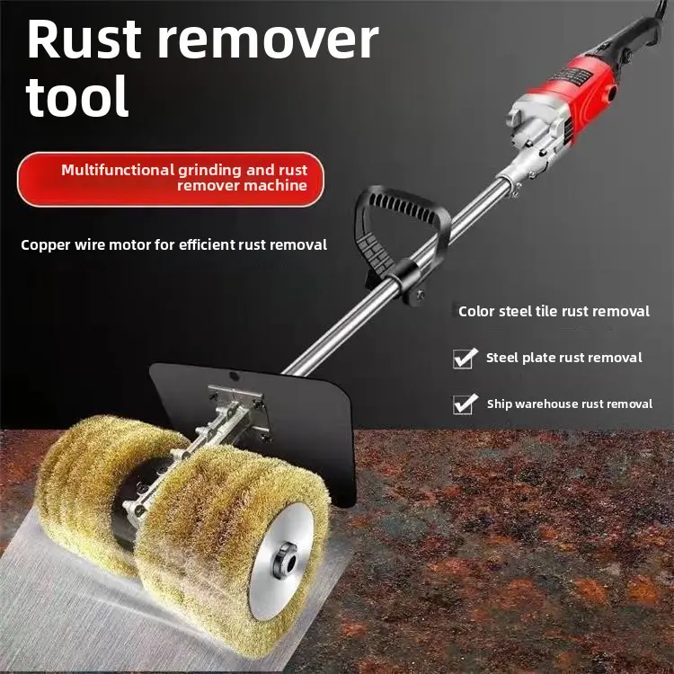 parallel Handheld Rust Remover Iron Plate Steel Grinding